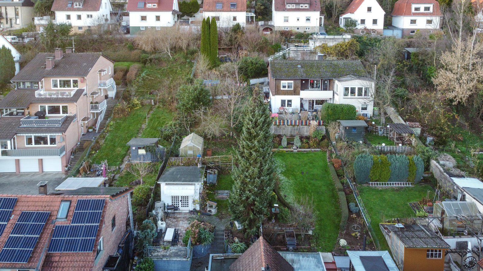 Drohnenbild Garten Südost